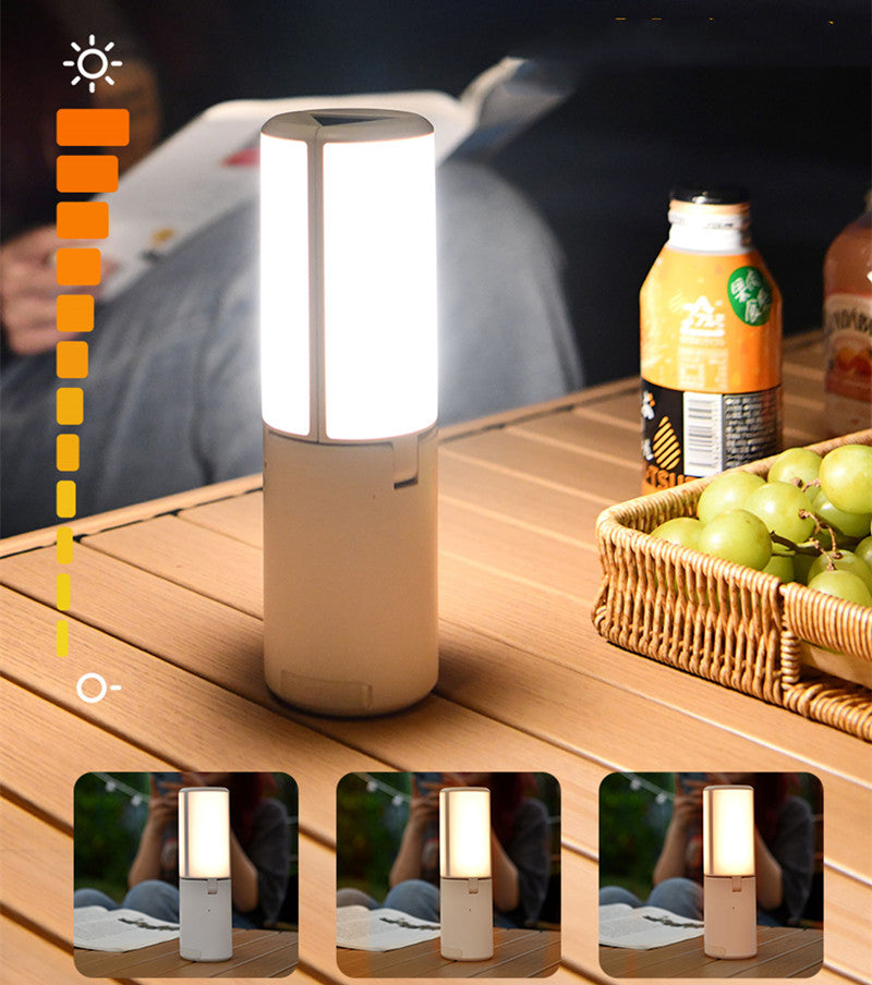 Avelena | Solar Outdoor Camping Licht Super Lange Lebensdauer Wiederaufladbares Zeltlicht