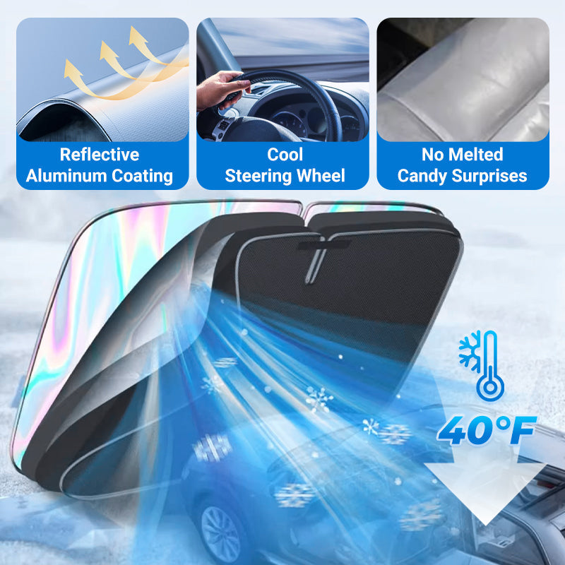 Avelena | 🌞 Laser-Sonnenschutz für die Windschutzscheibe des Autos 🌈