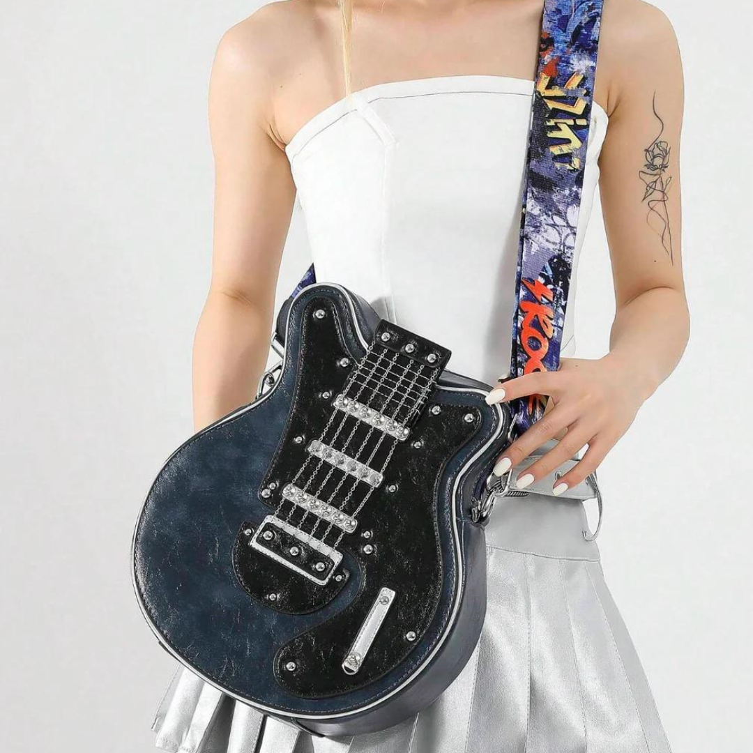 Avelena | Steigern Sie Ihren Stil mit der Rockstar Gitarrentasche Schultertasche Chic