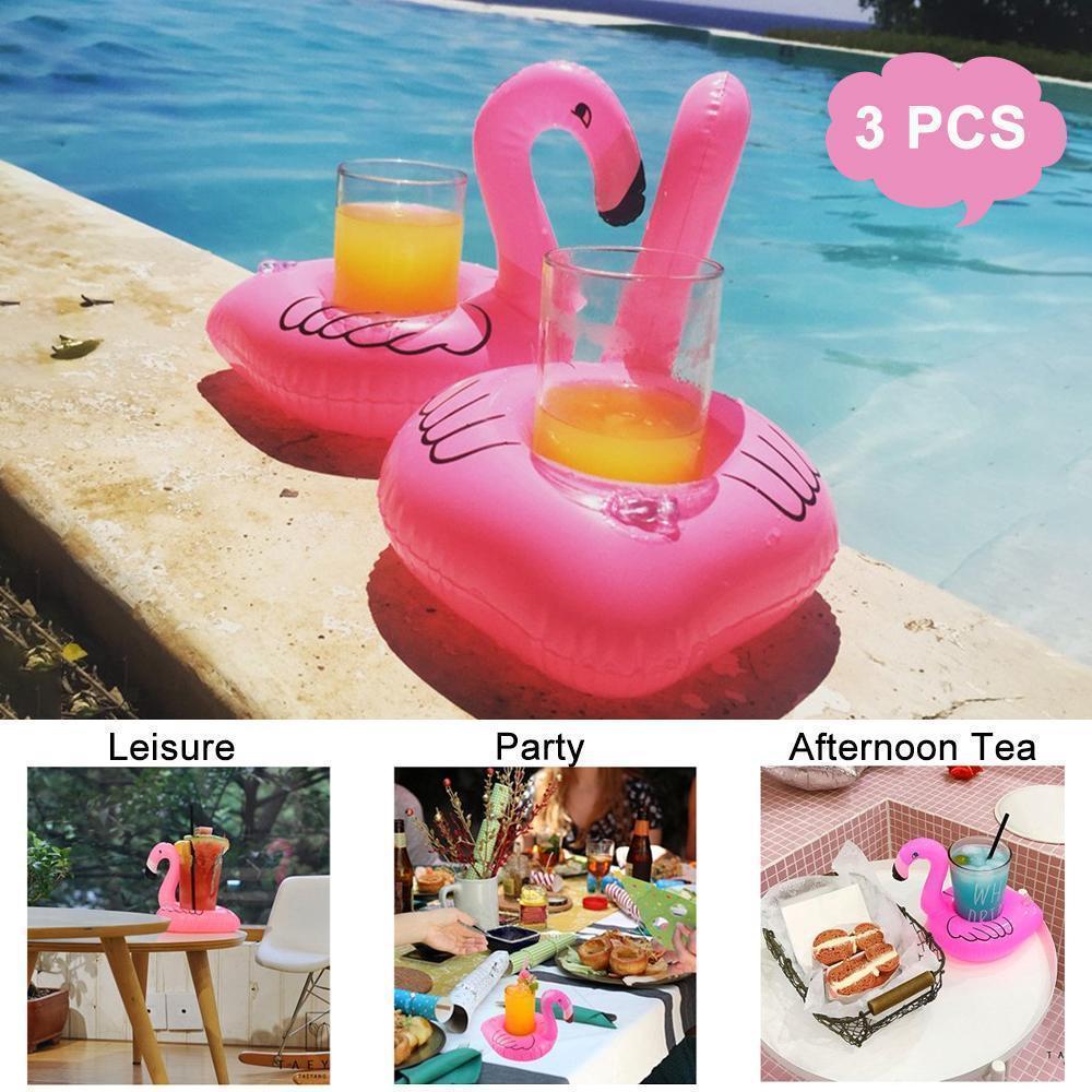 Avelena | Aufblasbarer Flamingo-Pool-Schwimmring