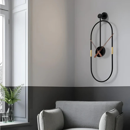 Avelena | Artic | Minimalist Große Wand Uhr – Modernes Dekoratives Zeitmessgerät