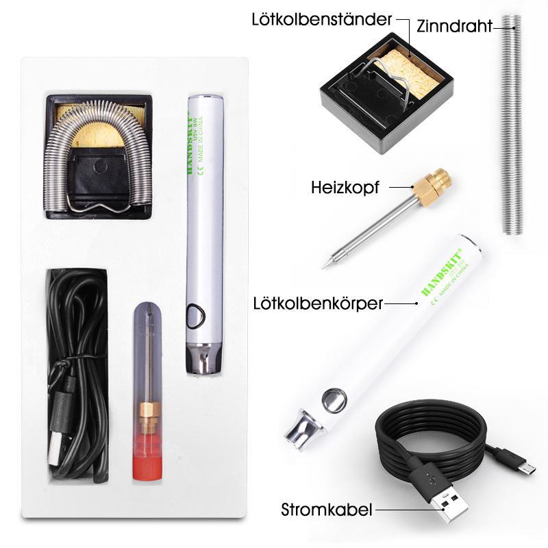 Avelena | USB tragbares elektrisches Lötkolben-Set