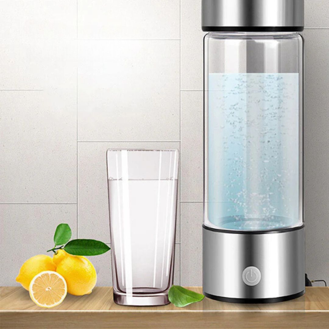 Avelena | Wiederaufladbare alkalische Wasserflasche - Mit Wasser angereichertes Wasserstoff