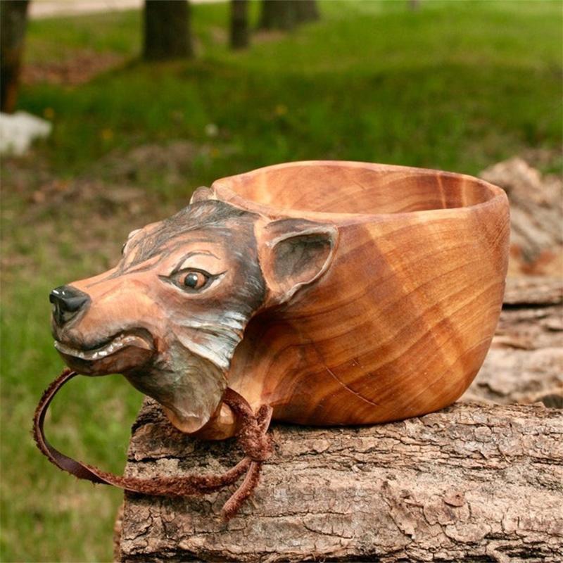 Avelena | Tierische Outdoor-Holzbecher