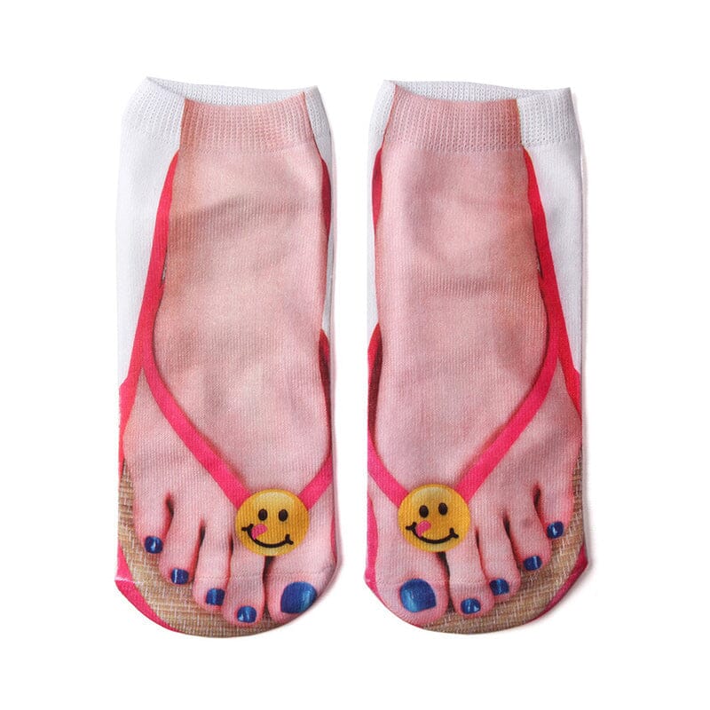 Avelena | Super bequeme Maniküre-Drucksocken