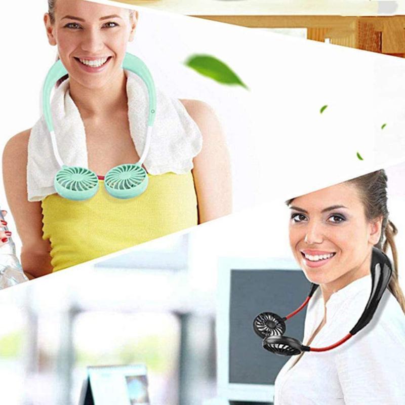 Avelena | Tragbarer zwei- Köpfe Ventilator