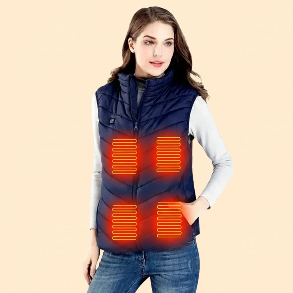 Avelena | Thermo beheiztes Gilet | Isoliert, Design für Wandern, Reisen & den täglichen Gebrauch | Damen- und Herren-heizgilet