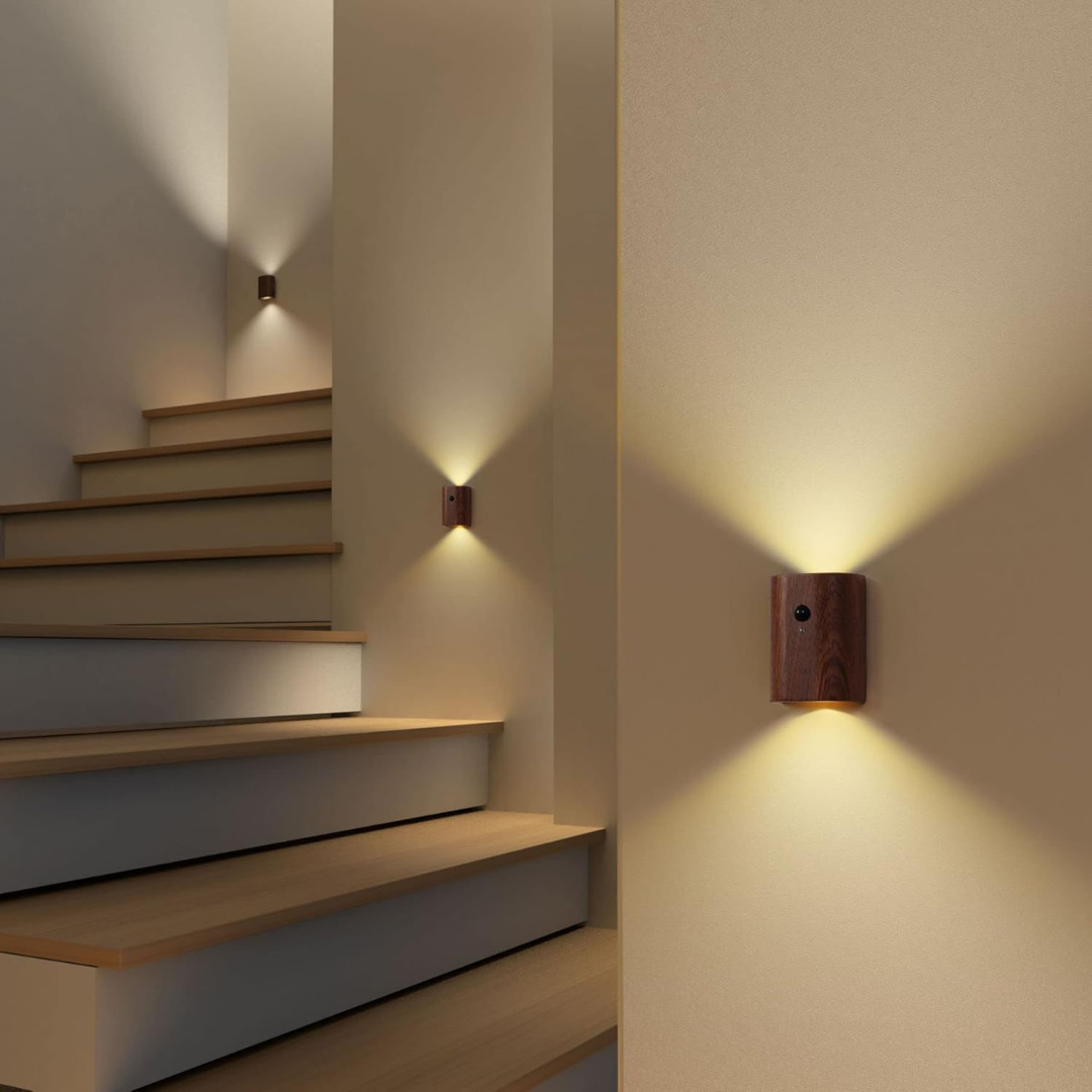 Avelena | Wiederaufladbare LED-Wandleuchte mit Bewegungssensor – Warmweiß