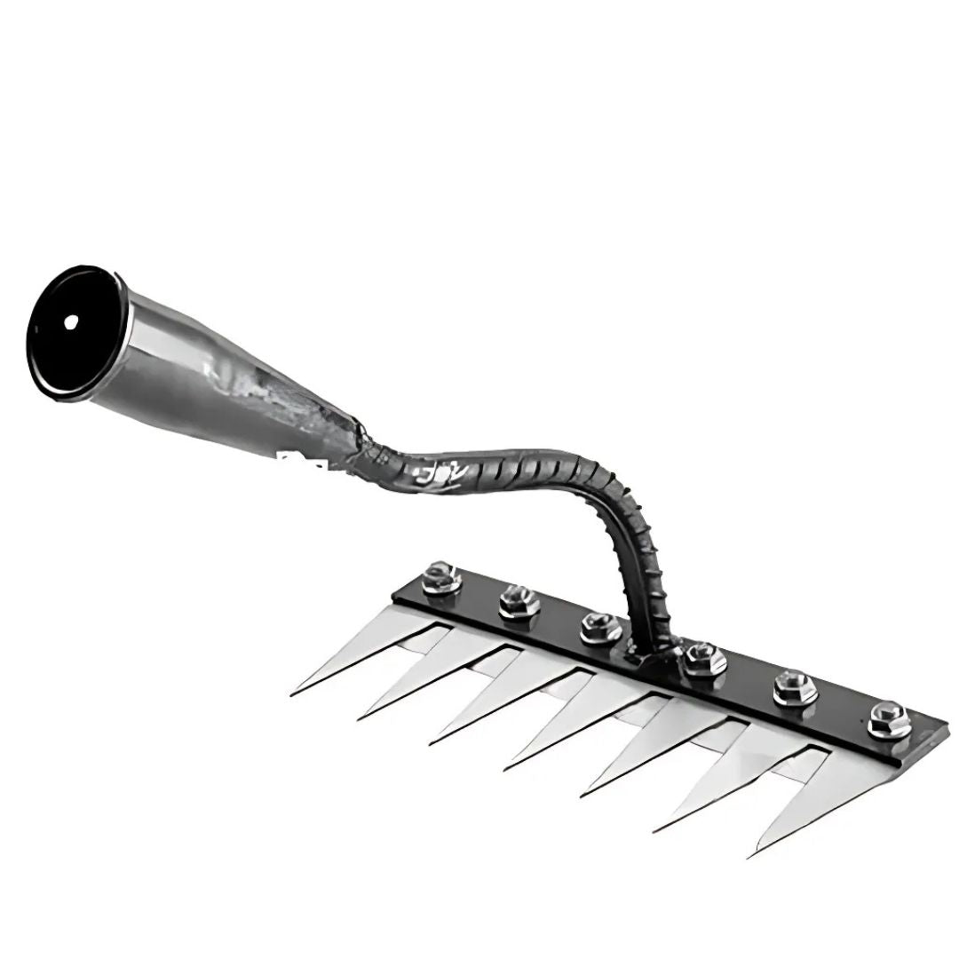 Avelena | Weed Rake | Ultra-durable steel teeth & ergonomic handle for effortless garden care