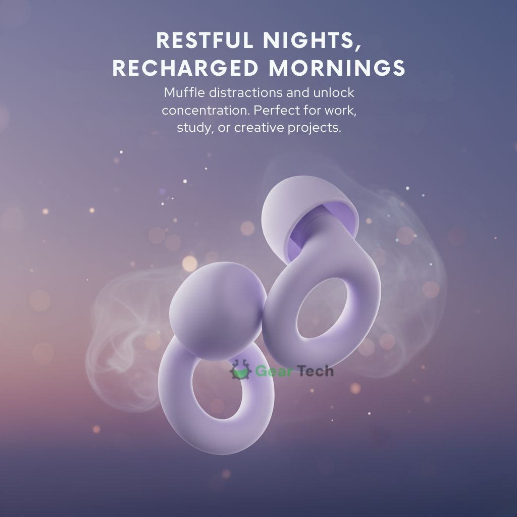 Avelena | AuraCalm™ Harmony | Wiederverwendbare Geräuschreduktions-Ohrstöpsel zum Schlafen, Fokussieren und empfindlicher Geräuschwahrnehmung