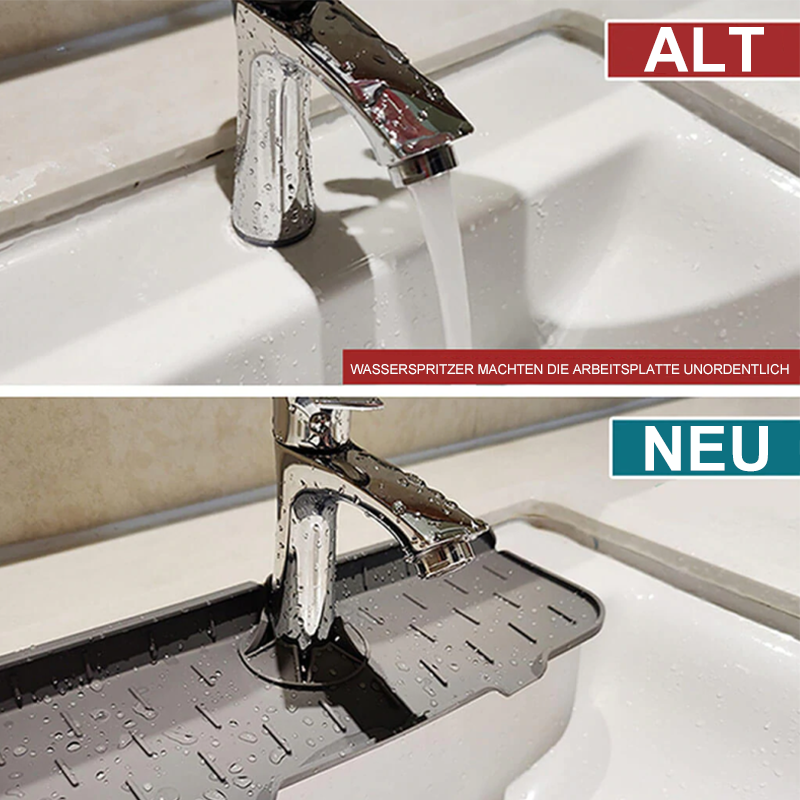 Avelena | Silikon Wasserhahn Griff Tropffänger Ablage