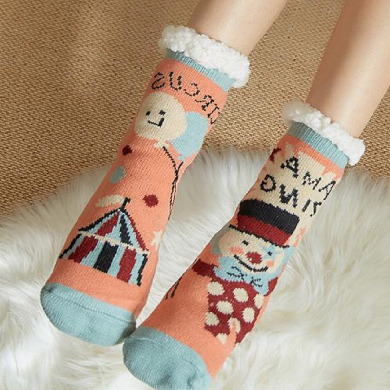 Avelena | Ultra-Plüsch Weiche Rutschfeste Socken, 1 Paar