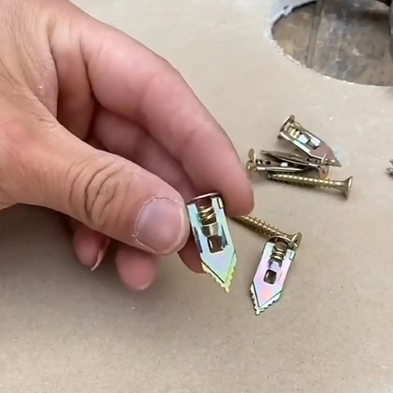 Avelena | Trockenbau-Erweiterungsanker + hochfeste Zinkscrews Kit (Packung mit 100)