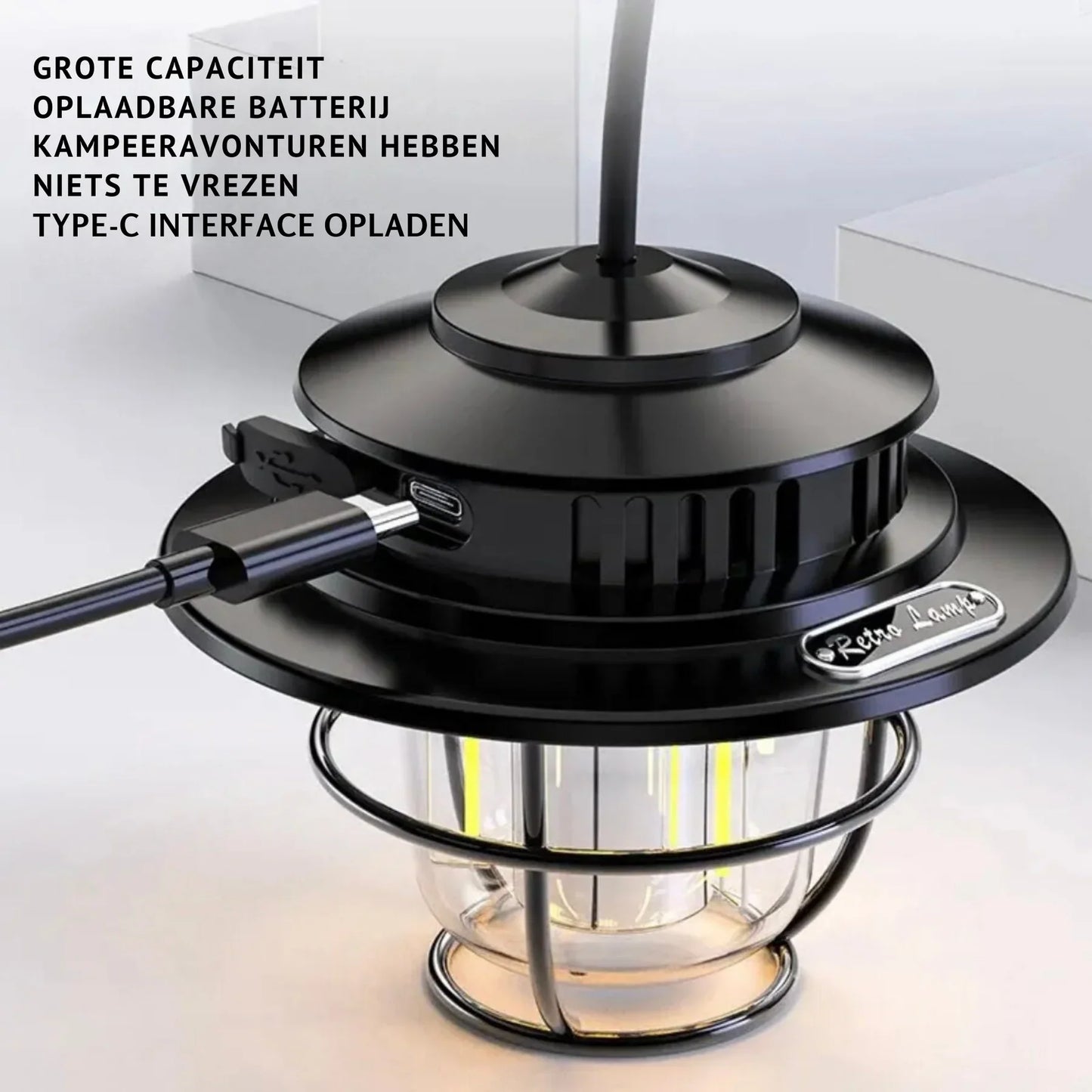 Avelena | Wiederaufladbare LED-Campinglampe