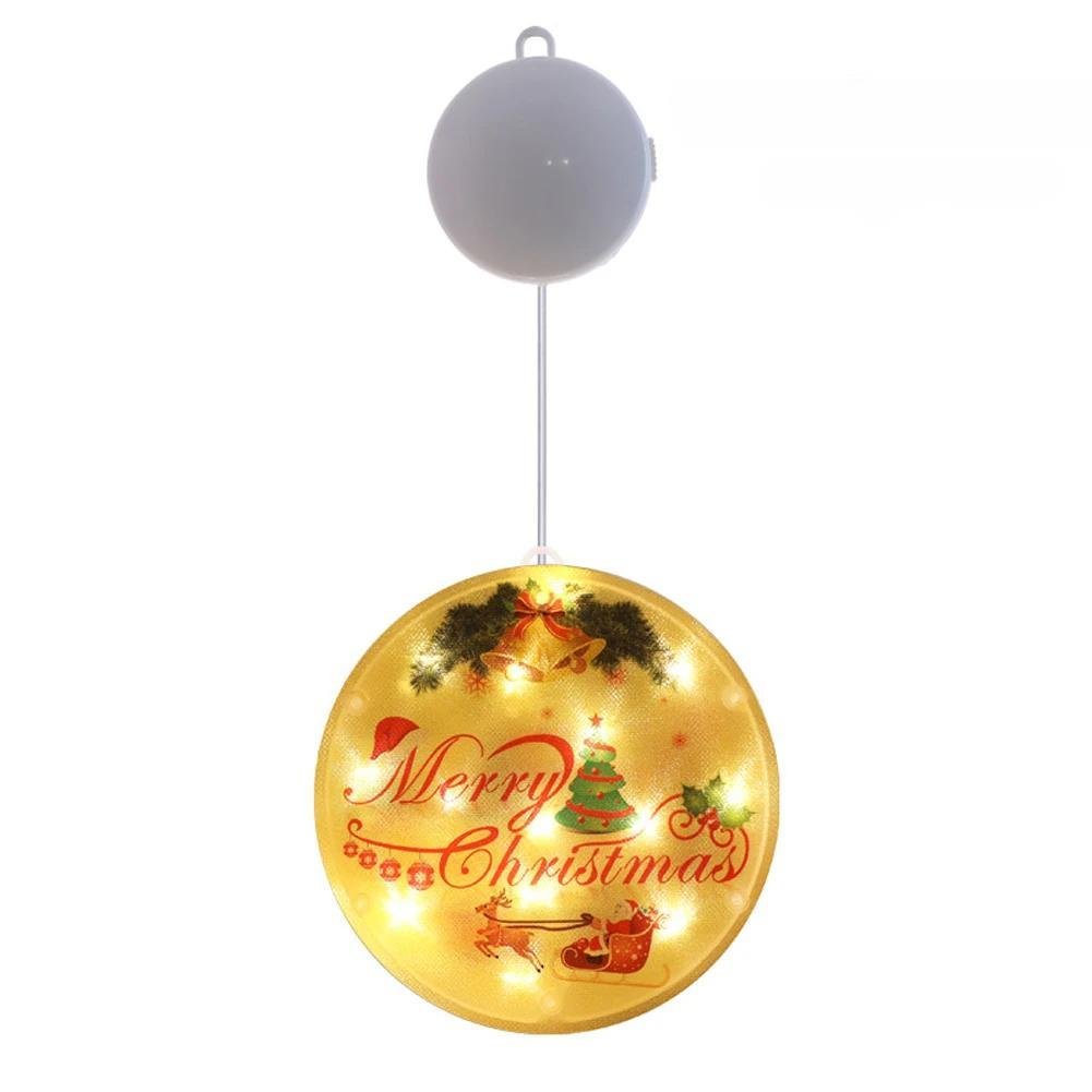 Avelena | Weihnachtsbaum LED Fensterlichter – 3D batteriebetriebene Feenlichter mit einfacher Aufhängung und doppelseitigem Klebeband