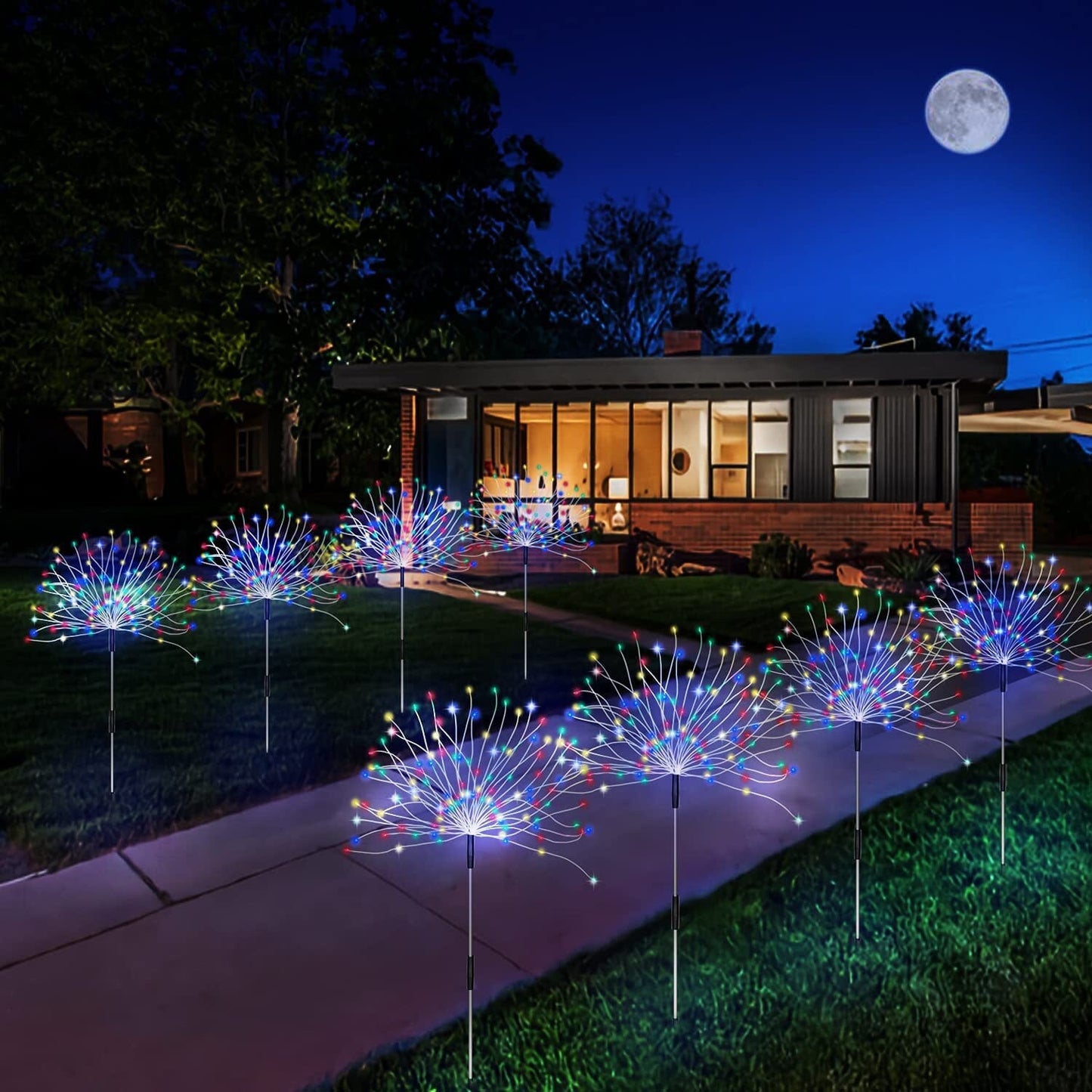 Avelena | 4er-Pack: Solarleuchten Außen, Warmweiß Gartenlichter