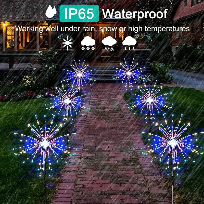 Avelena | 4er-Pack: Solarleuchten Außen, Warmweiß Gartenlichter