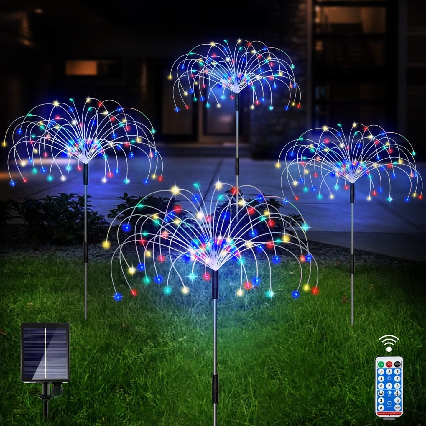 Avelena | 4er-Pack: Solarleuchten Außen, Warmweiß Gartenlichter