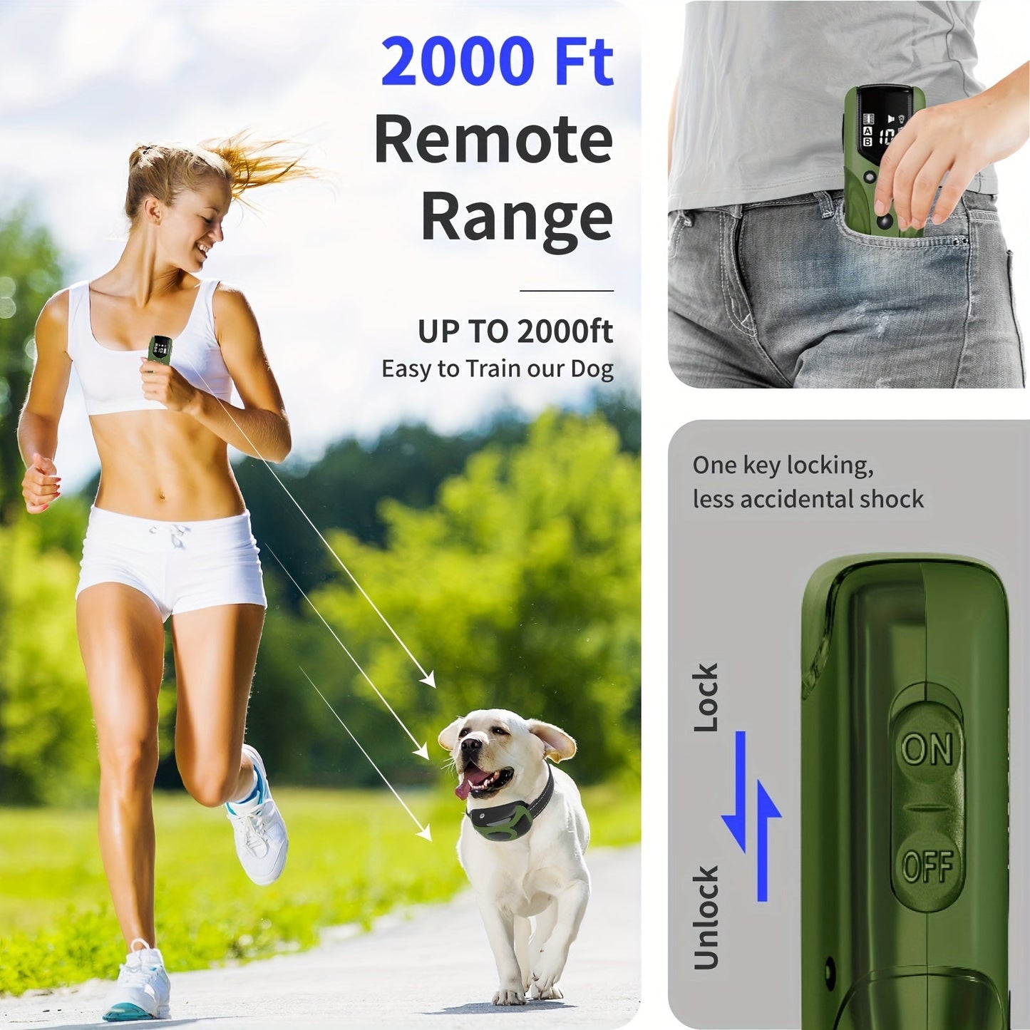 Avelena | TailCoach | Sanftes Hundehalsband mit USB-Aufladung und Vibration
