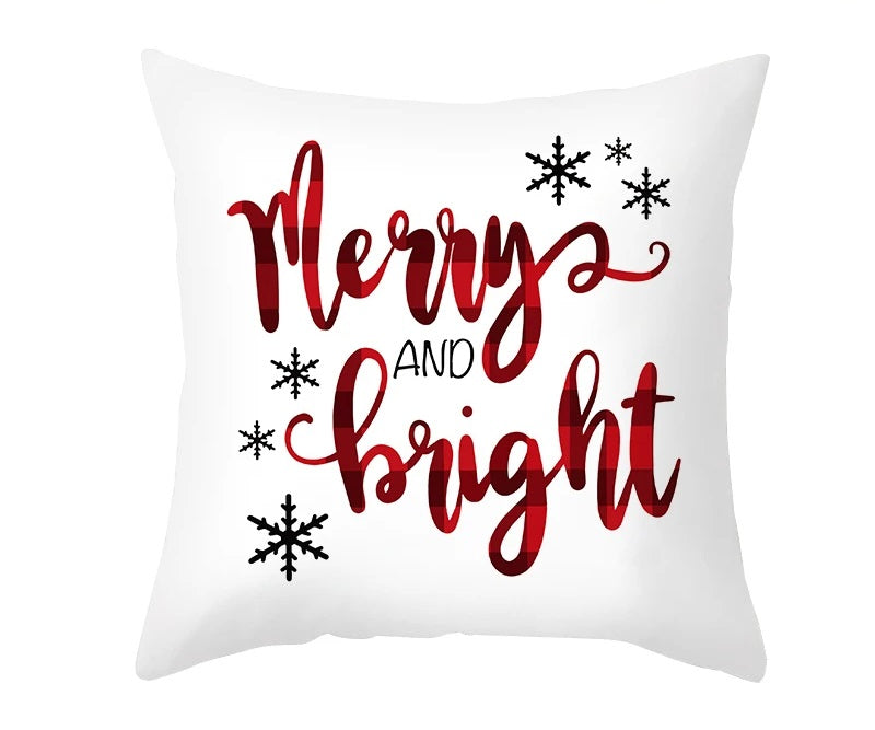 Avelena | Weihnachtskissenbezug – Festliches Santa- und Elchdesign für Weihnachtsdekoration & Perfektes Neujahrsgeschenk