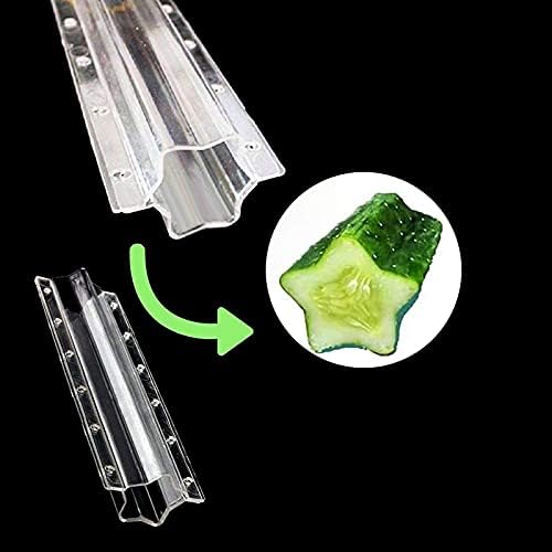 Avelena | Sternform Gemüseform für Gurken – Kreative Formschiene für Obst und Gemüse