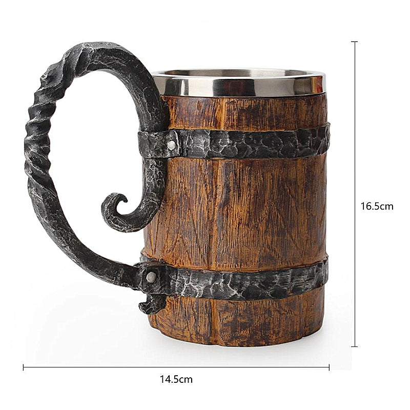 Avelena | Viking Fasskrug (Groß: 550ml)