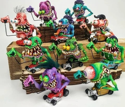 Avelena | Rat Fink Sammelmodell Spielzeug Halloween Dekoration