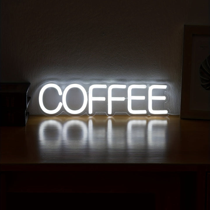 Avelena | Stilvolle LED-Neonleuchte Kaffee