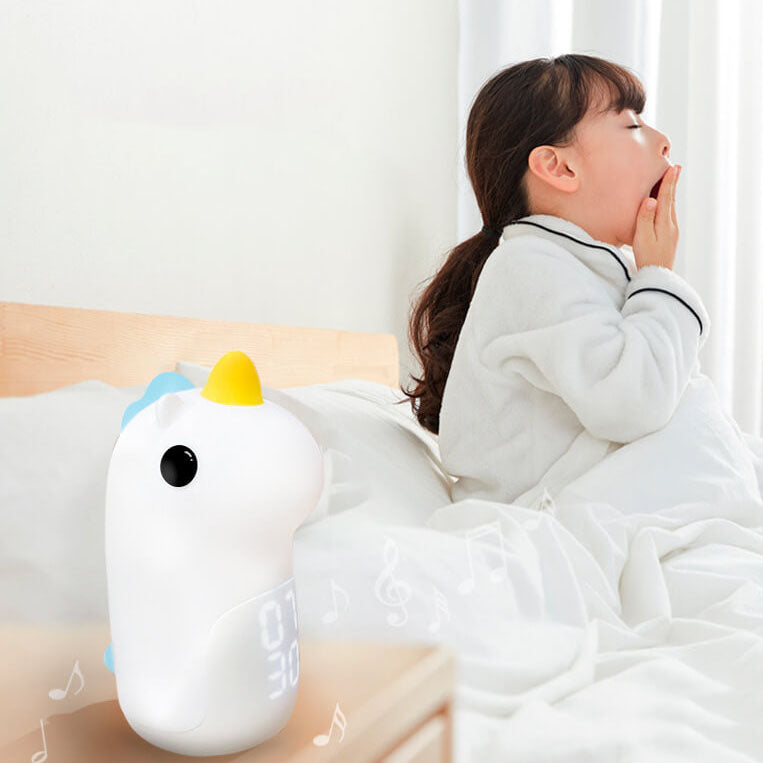 Avelena | Unilora DreamLight Wecker | Einhorn Design | Timer & LED Nachtlicht | Kinderzimmer-Deko