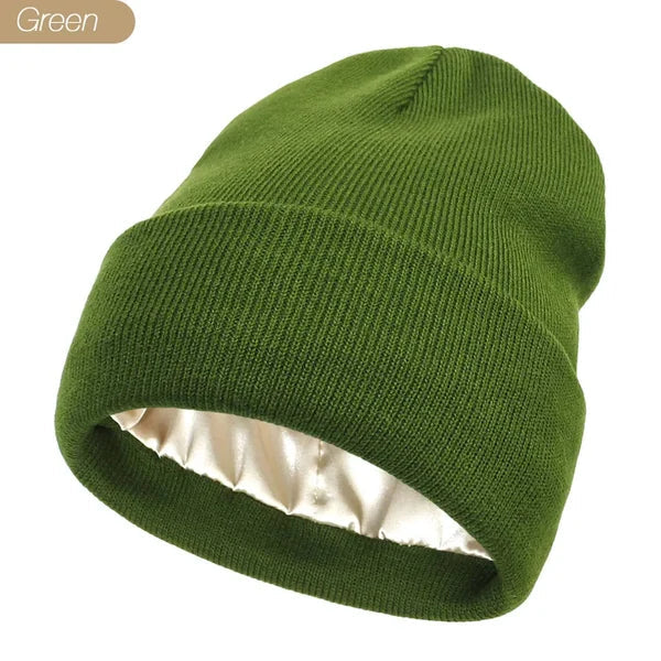 Avelena | Unisex Beanie | Anti-Statik & Anti-Frizz | Weiches, Glattes Gewebe | Verwirrungsfreies Design