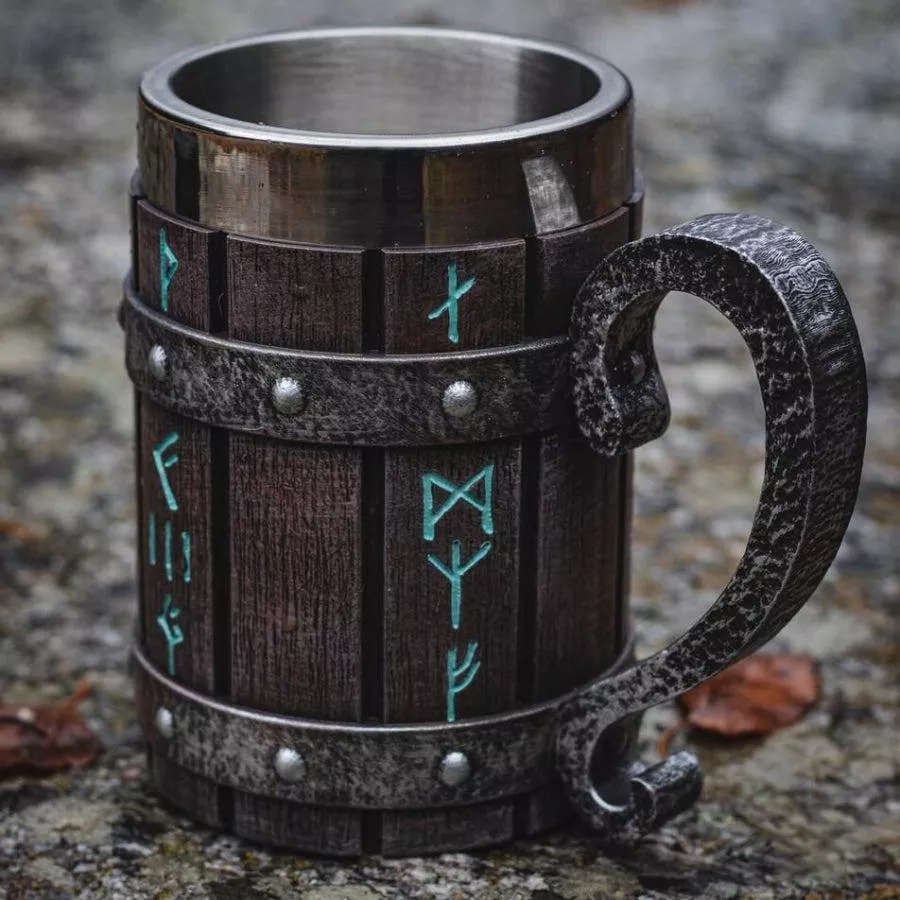 Avelena | Viking Fasskrug (Groß: 550ml)