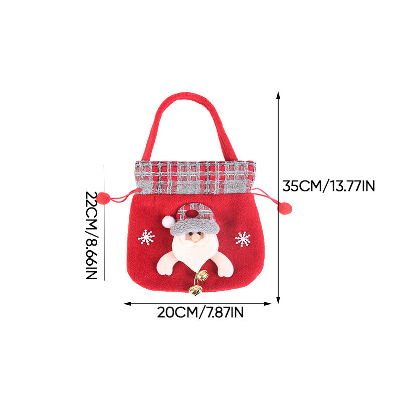 Avelena | Weihnachtsgeschenk Schneemann Puppe Tasche