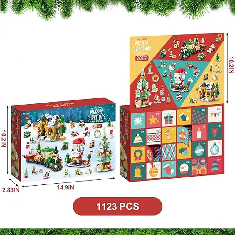 Avelena | Weihnachts-Adventskalender-Überraschungsbaustein-Set