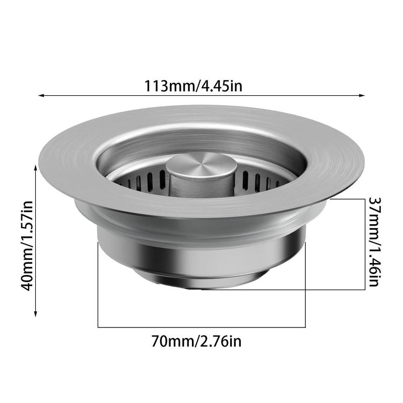 Avelena | Upgrade 3-in-1 Küchenabflussfilter