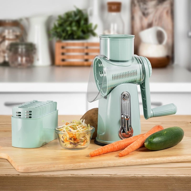 Avelena | 5 in 1 Käse Gemüse Reibe mit Griff