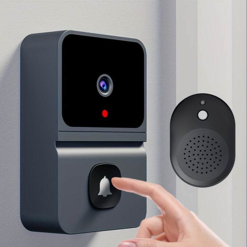 Avelena | SecureView | Drahtlose Türklingel mit Kamera und Nachtsicht für häusliche Sicherheit