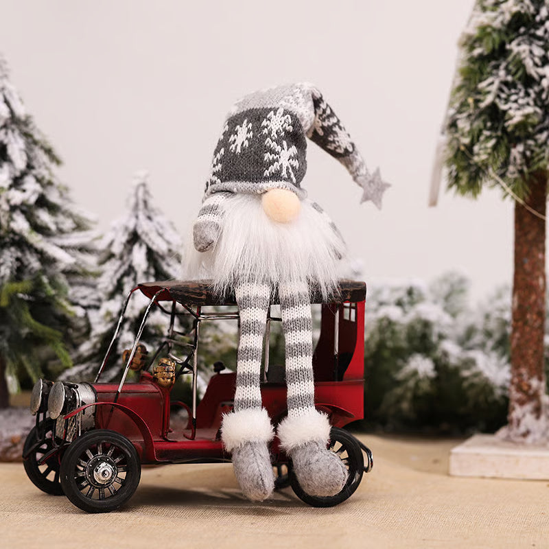 Avelena | Weihnachtswichtel mit LED Licht | Handgefertigte Dekofigur | Nordisches Design