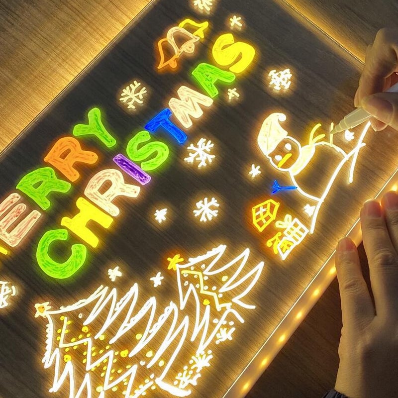 Avelena | ✨LED-Farbnotiztafel aus Acryl🎨