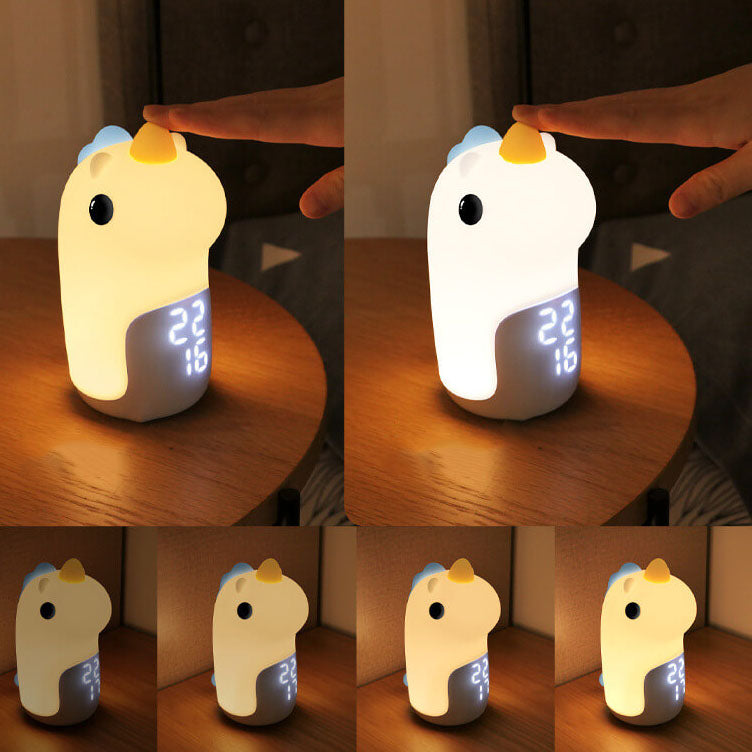 Avelena | Unilora DreamLight Wecker | Einhorn Design | Timer & LED Nachtlicht | Kinderzimmer-Deko