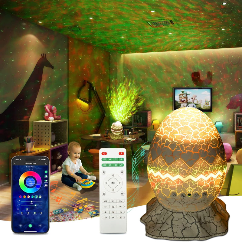 Avelena | 4 In 1 Star- und Galaxie-Projektor mit Bluetooth-Lautsprecher