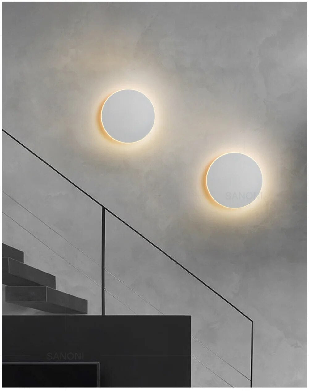 Avelena | Sleeksphere – Runde LED-Wandleuchte