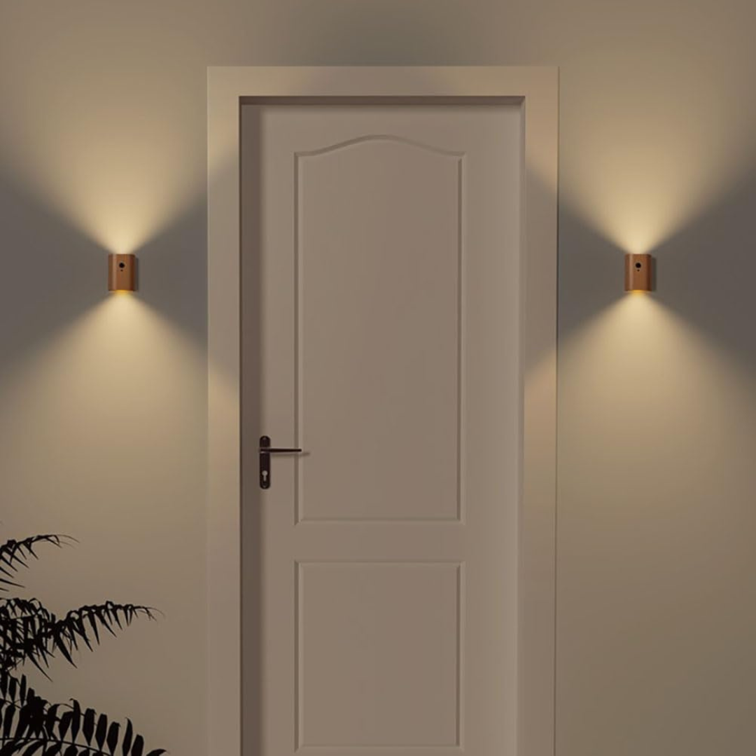 Avelena | Wiederaufladbare LED-Wandleuchte mit Bewegungssensor – Warmweiß