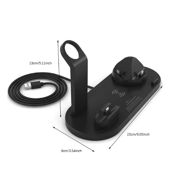 Avelena | 7-in-1 Wireless-Ladestation mit MagSafe & CryoBoost – schnelles und effizientes Laden für iPhone, Apple Watch und mehr