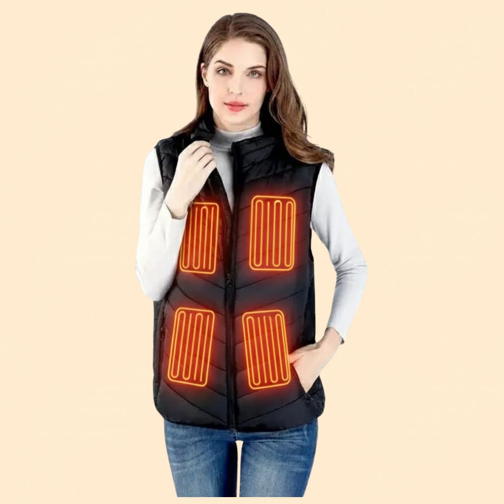 Avelena | Thermo beheiztes Gilet | Isoliert, Design für Wandern, Reisen & den täglichen Gebrauch | Damen- und Herren-heizgilet