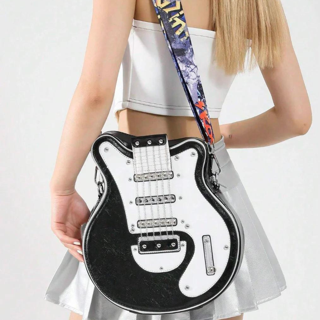 Avelena | Steigern Sie Ihren Stil mit der Rockstar Gitarrentasche Schultertasche Chic