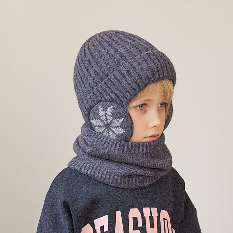 Avelena | Winter Beanie Mütze Schal Sets Warme Strickmütze
