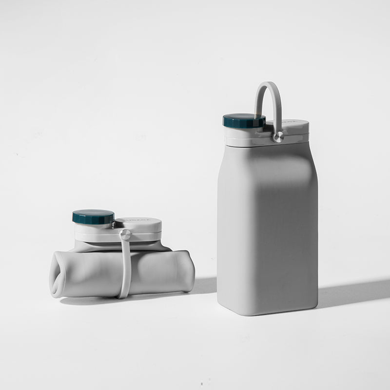 Avelena | Tragbare Silikon-Wasserflasche, mit hitzebeständigem Design, leicht zu reinigen, faltbar, große Kapazität und lebensmittelechtem Silikon, für Reisen, Sport, Camping und mehr