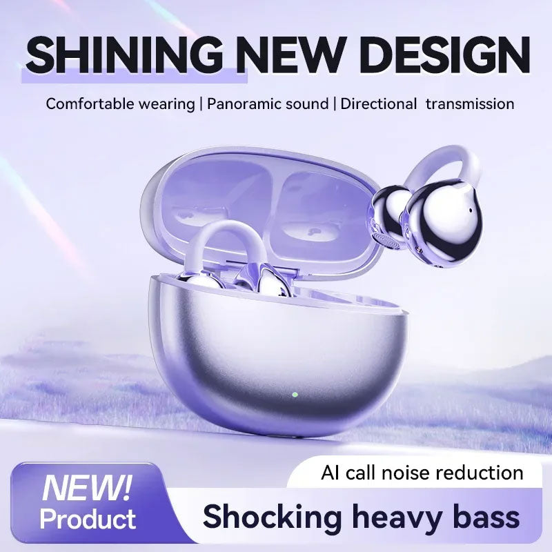 Avelena | Bluetooth Kopfhörer W900+ | Ohr clip Design | HiFi Ton | Offenes Ohr