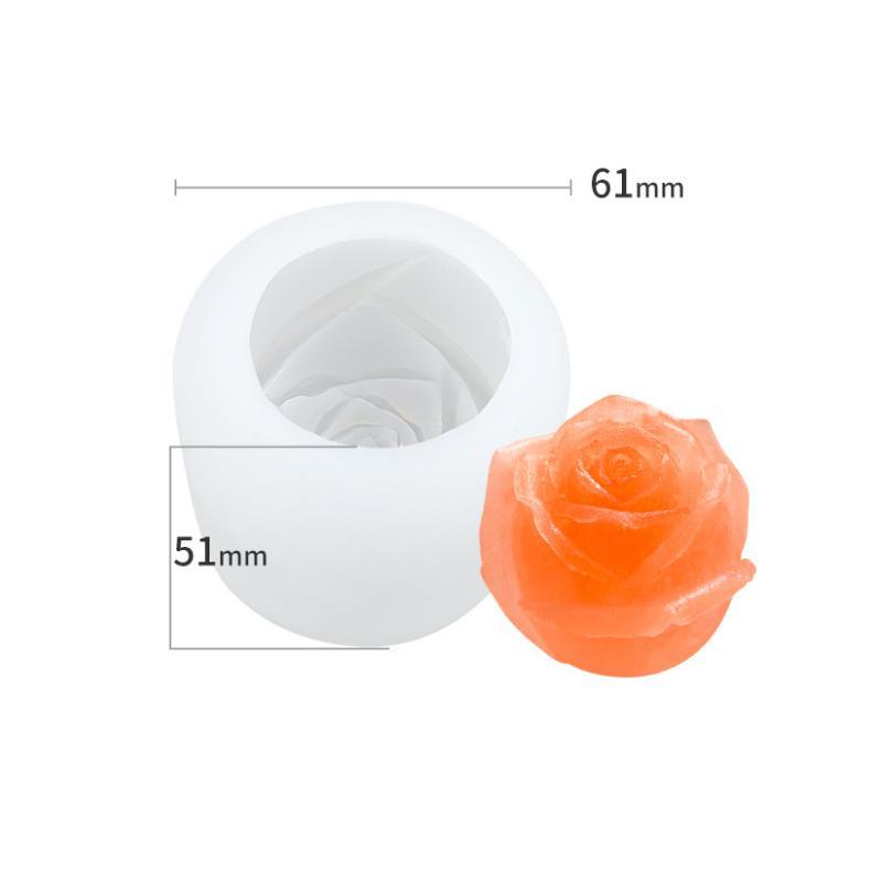 Avelena | 3D Silikon Rosenform Eiswürfelform