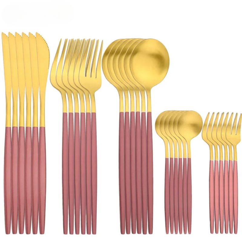 Avelena – Stilvolles Edelstahl Besteckset mit zeitlosem Design, 30 Teile